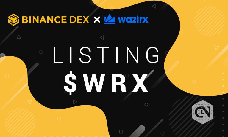WazirX Coin (WRX) Gets Listed on Binance DEX