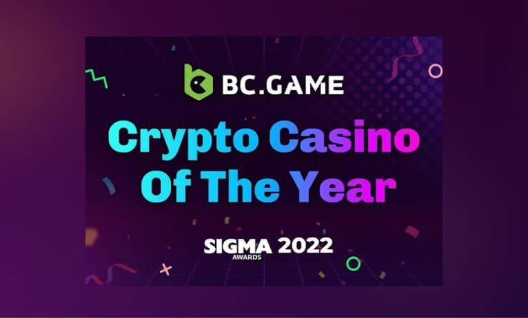 BC.Game Takes Home the Sigma Award for Crypto Casino of the Year