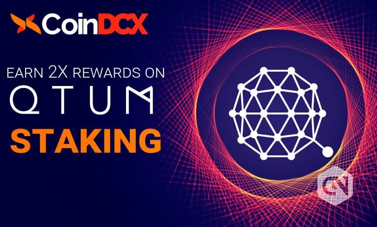 CoinDCX Announces 2X Rewards for QTUM Staking for New Users
