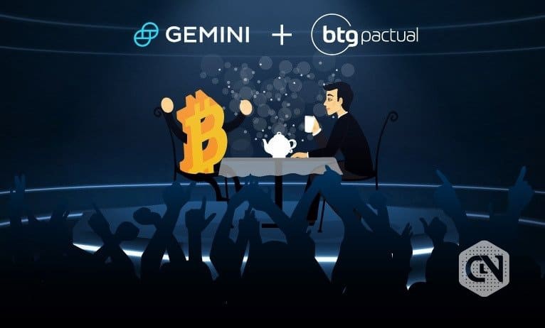Gemini Turns Custodian to BTG Pactual’s First Bitcoin Fund